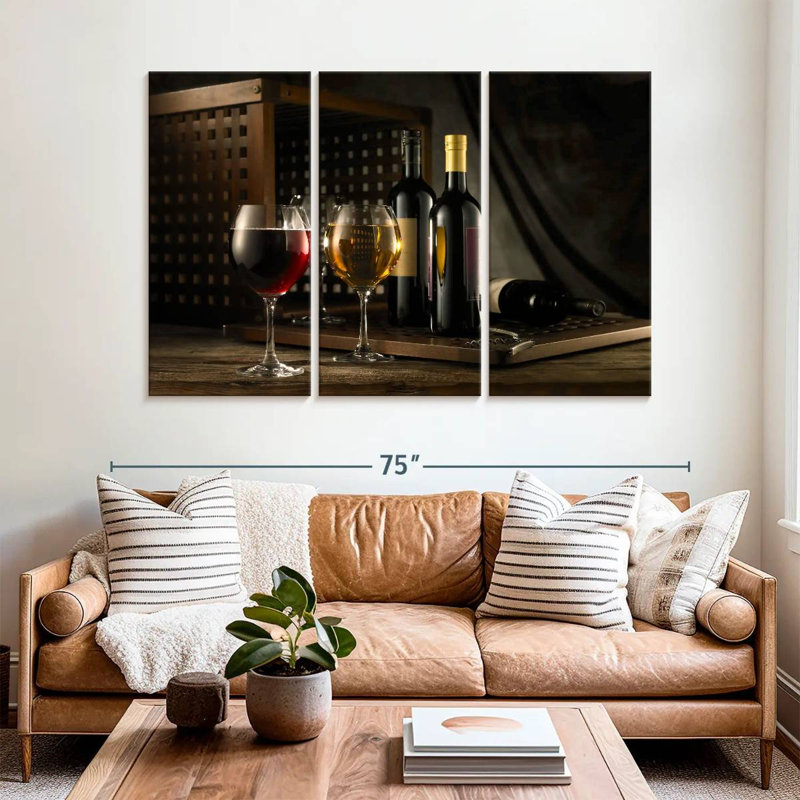Yarlin Wine Sampling, 42" H x 65" W