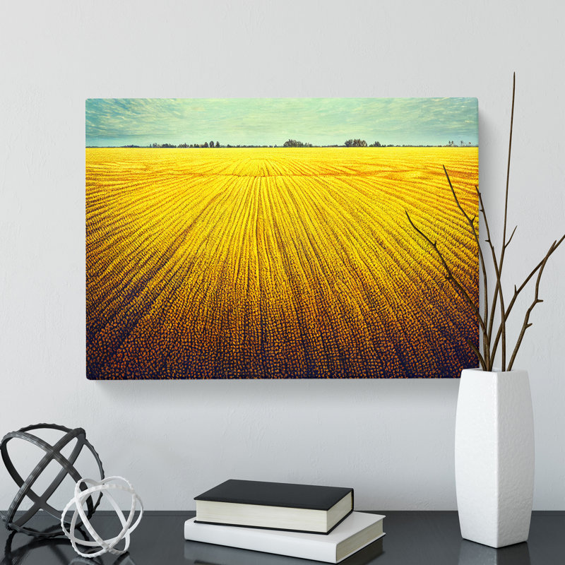 Splendid Wheat Field - Wrapped Canvas, 35cm H x 50cm W x 3cm D