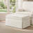 Oversized Skirted Upholstered Storage Ottoman-486218136