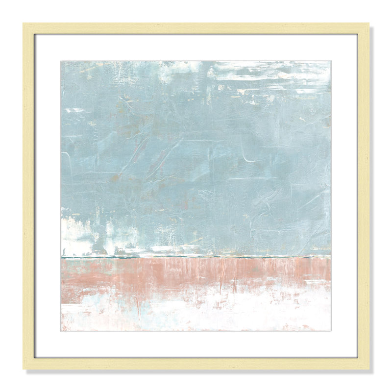 Foundation Foundation par Denise Brown, H 23,5 po x l 23,5 po x P 0,75 po, Oui, Papier avec cadre unique doré