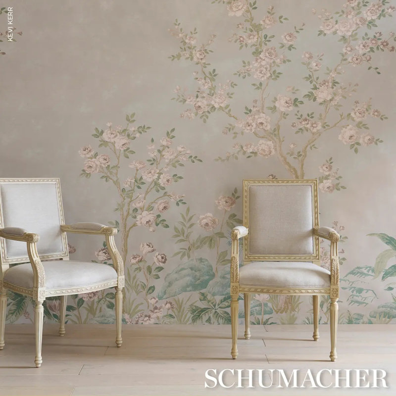 Charlotte's Garden Wallpaper, Green