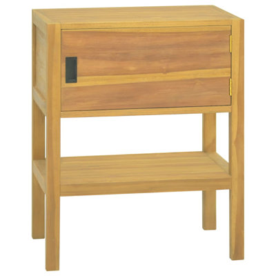 Jefney Solid Wood Bathroom Cabinet