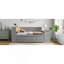 Lit de jour avec tablettes de rangement, tiroirs, lit gigogne, station de charge, lumière DEL, bureau et armoire-1496297801