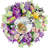 Handcrafted Faux Hydrangea 18'' Wreath