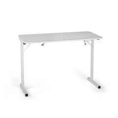 23.5'' x 45.5'' Foldable Craft Table with Sewing Machine Platform