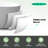 71'' X 35'' Freestanding Soaking Solid Surface Oval Bahtub Matte White