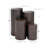 Beardall Metal Pillar Style Brown Pedestal Table with Hammered Design Set