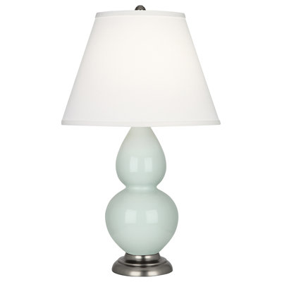 Petite lampe de table à double gourde 22,75 po