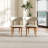 Mid-Century Modern Wood Dining Chairs, Upholstered Wood Dining Chair Side Chair, Fully Assembled-1545428851-1545428850