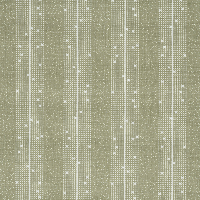 Tissu rayé Schumacher X Veere Grenney Stella, Mousse