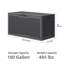 Quartey 100 Gallons Water Resistant Resin Lockable Deck Box-57482572