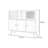 Light luxury minimalist style sideboard