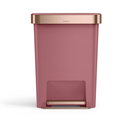 simplehuman 12gal Soft-Close Step-On Can