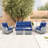 Miamoon 7 - Person Patio Conversation Sets with Cushions