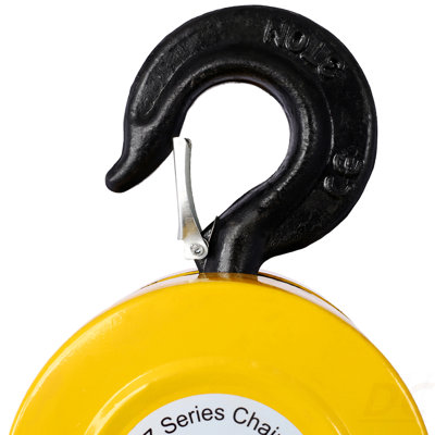 Chain Hoist 6600Lbs 3T Capacity 10Ft With 2 Heavy Duty Hooks,Manual Chain Hoist Steel Construction,Yellow