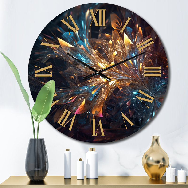 Infinite Galaxy I - Fractals Wall Clock, Small