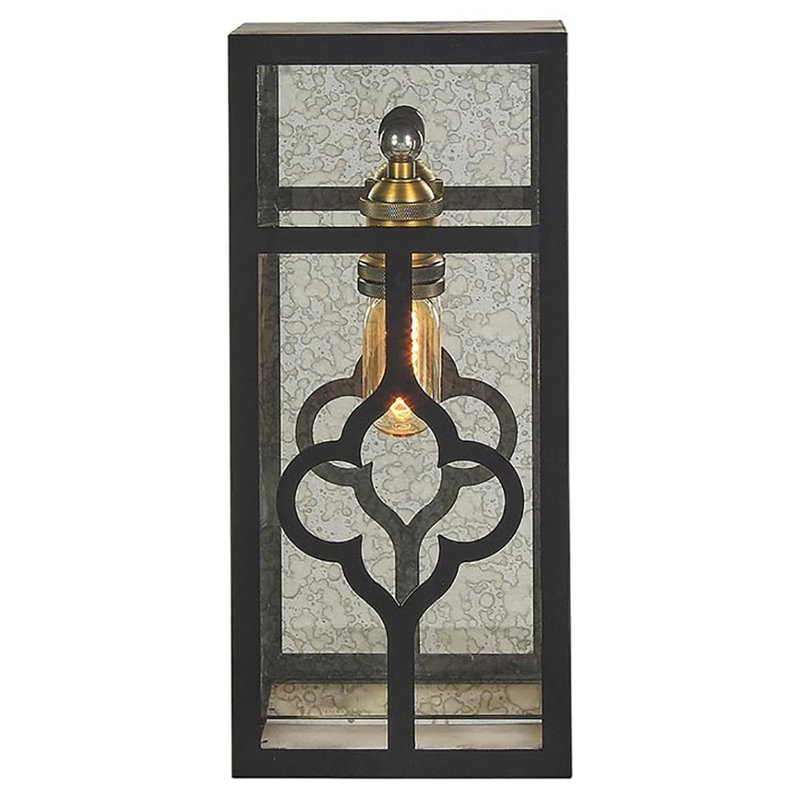 J.P. 1 - Light Dimmable Flush Mounted Sconce, Flat Black