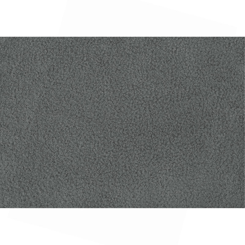 Lit, taille simple, tapissier, chambre à coucher, cadre seulement, jeunesse, adolescent, juvénile, boucle gris foncé, transitionnel