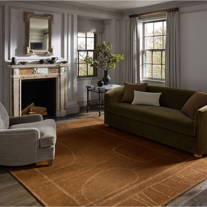Jeremiah Brent x Loloi Barrow Clay / Natural Area Rug, Rectangle 2'3" x 3'9"