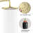 2-Setting Round Rain Shower System With Handheld, Rain Shower Head And Handle Set-122423251