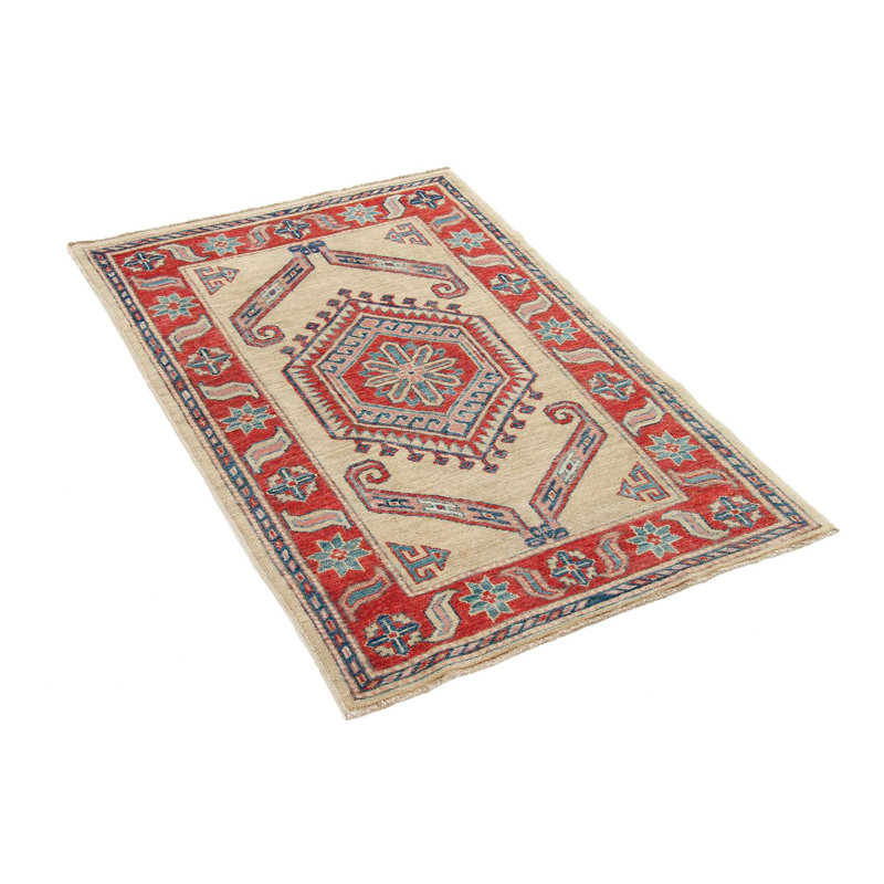 Rectangle 80 cm x 123 cm Oriental Hand Woven Area Rug