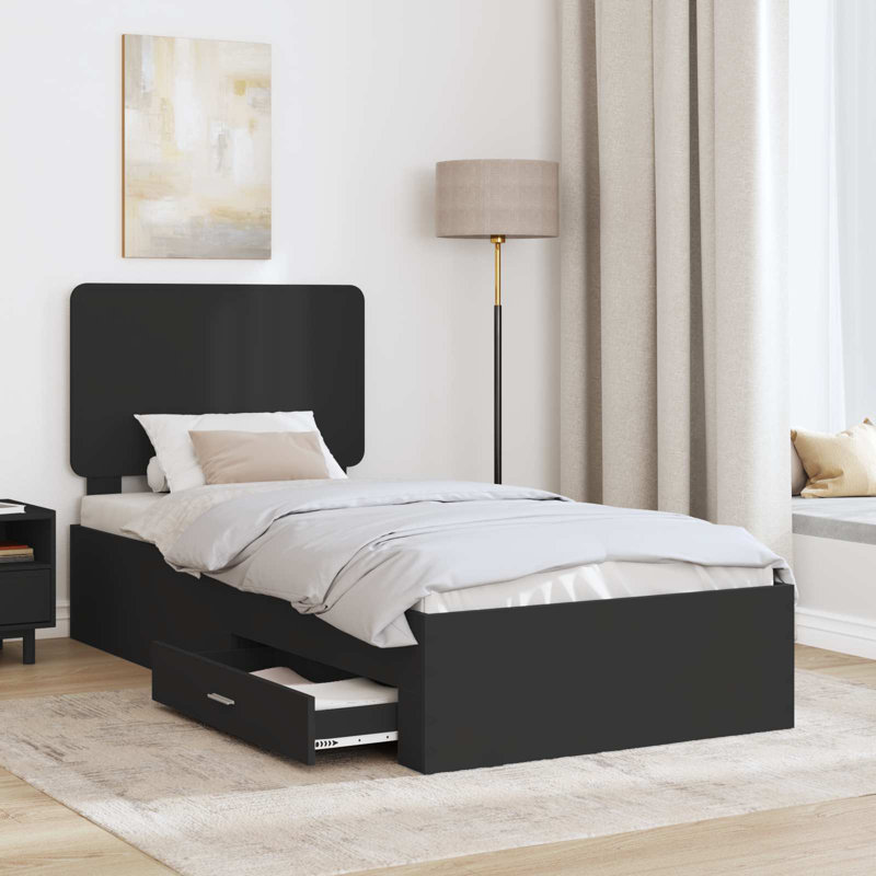 Bed, Black, Small Single (2'6)
