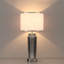Lampe de table moderne 25 po en céramique avec ports USB-272666510