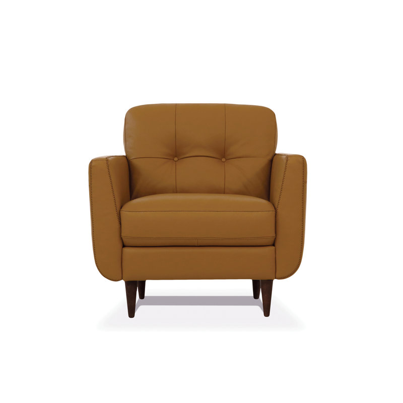 Chaise en cuir Radwan