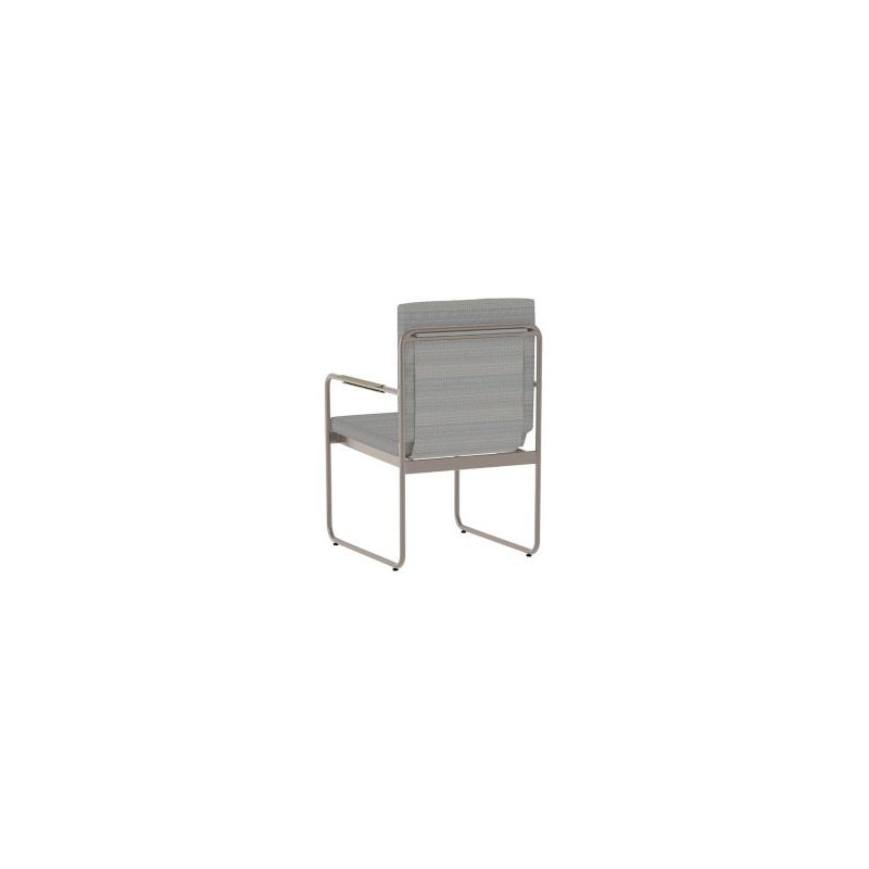 Oasis Outdoor Dining Armchair, Gray, Gray