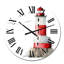 Phare au sommet de la montagne - Horloge murale nautique et côtière-636691759