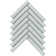 Regala™ 8" x 10" Porcelain Herringbone Mosaic Tile