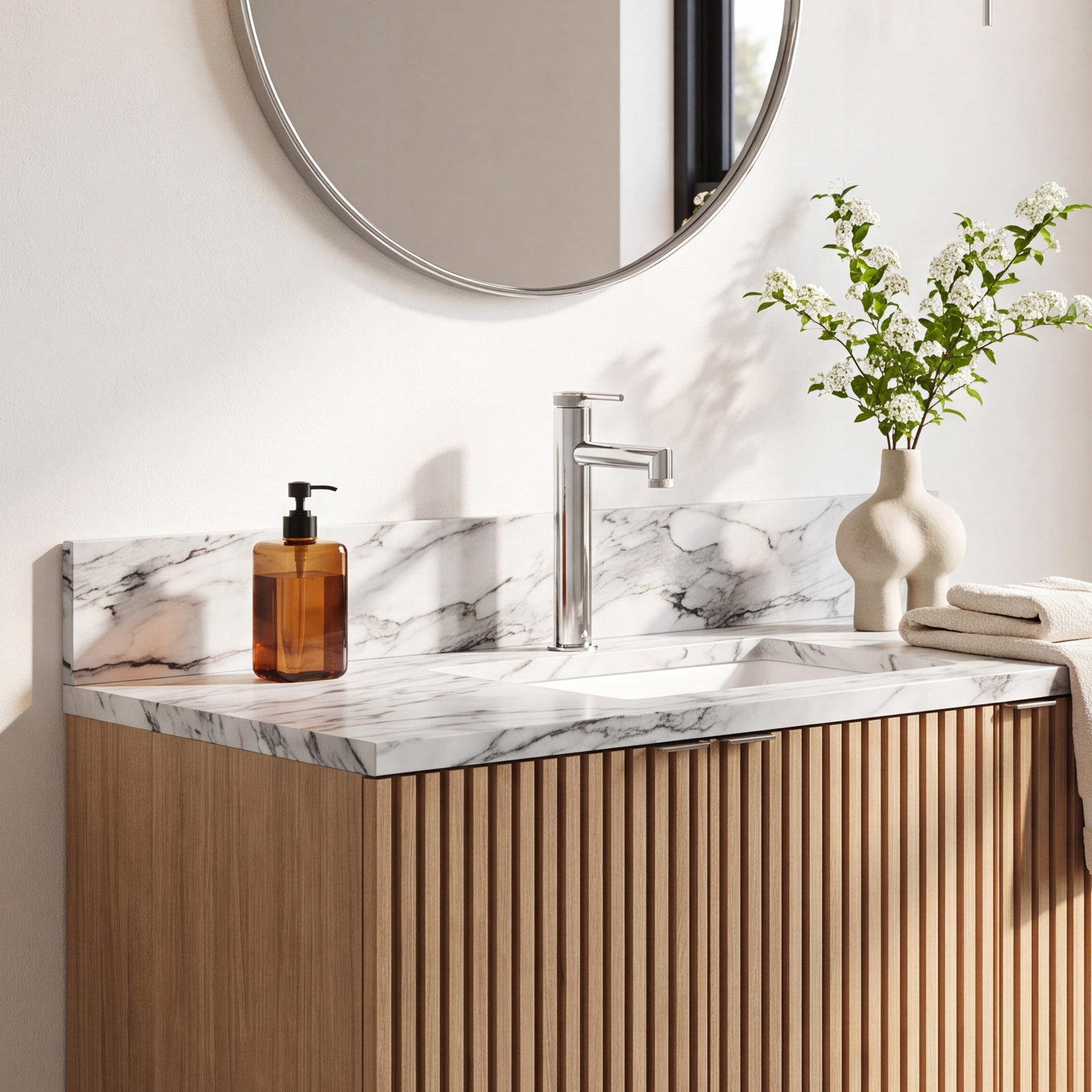 Sterling Vessel Bathroom Faucet, Chrome