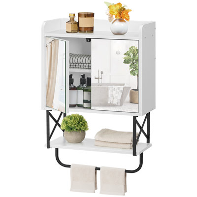 Armoire murale avec miroir