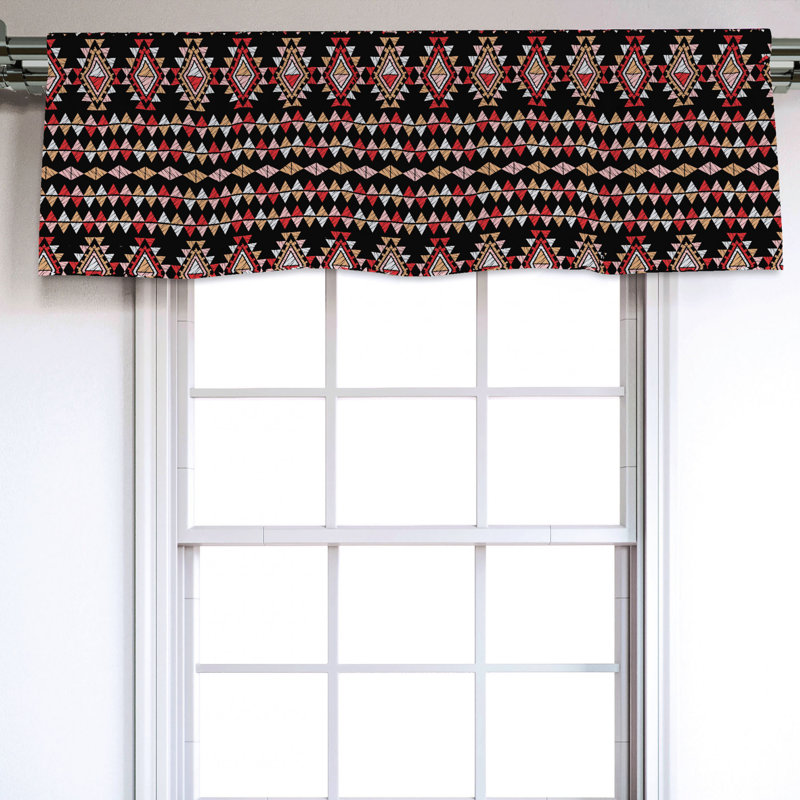 Sateen Ruffled Window Valance