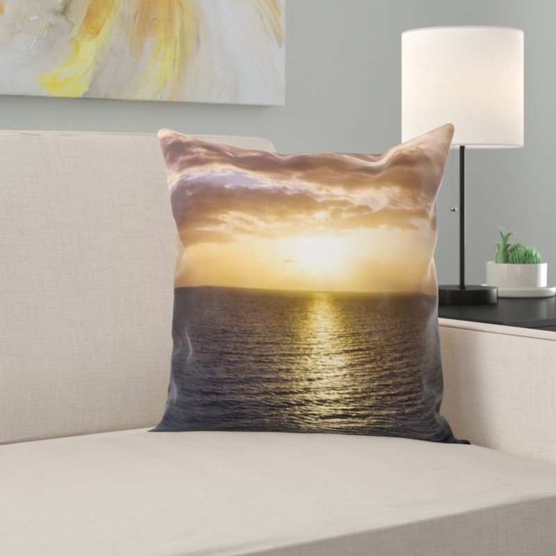 Coussin coucher de soleil