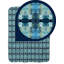 Sherpa Fleece Throw - Blue Telecaster Guitars
