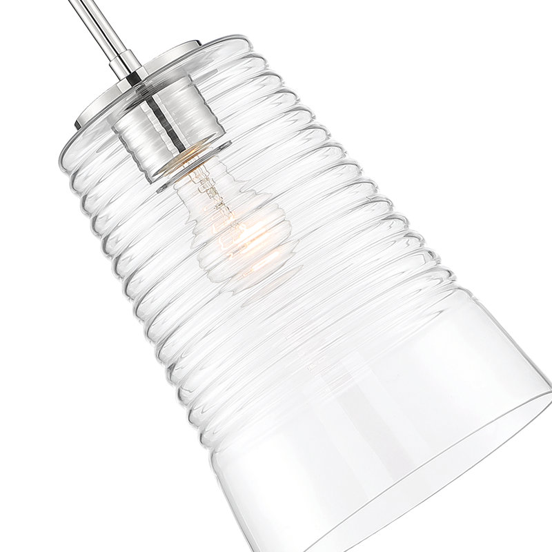 Mifflinville 1 - Light Polished Nickel Single Pendant