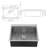 25 " L Drop-In Single Bowl Stainless Steel Kitchen Sink