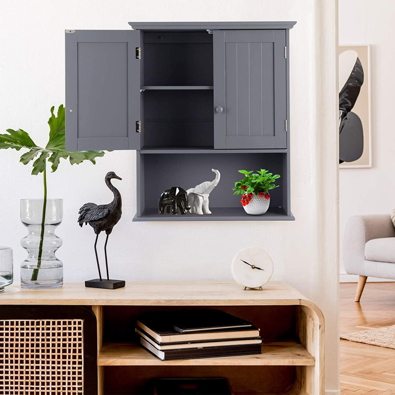 Armoire de salle de bain Jesilyn, gris