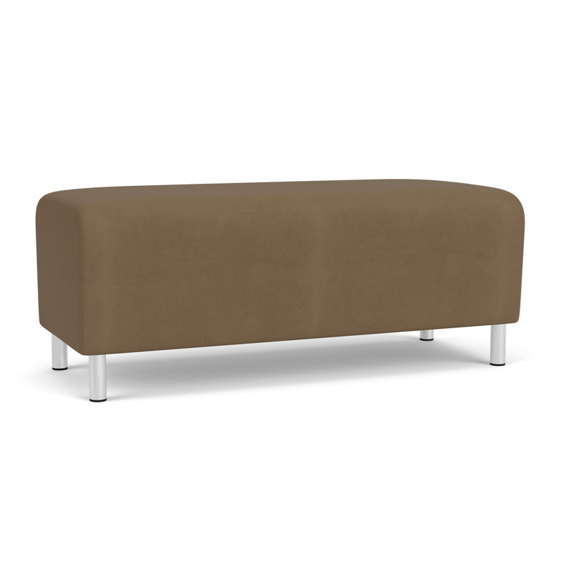 Banc de réception Ravenna, Acier brossé, Patriot Plus taupe