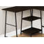 Bureau d'ordinateur, bureau personnel, coin, tablettes de rangement, L 48 po, forme en L-758899265