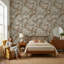 Papier peint floral, oiseaux, décoration murale traditionnelle amovible