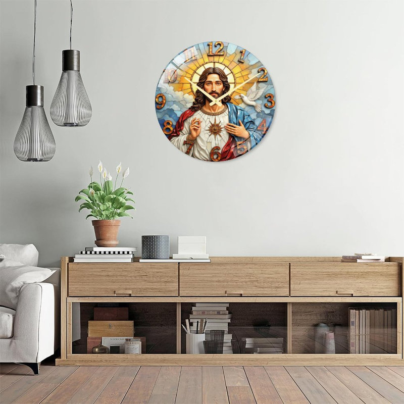 Horloge murale religieuse