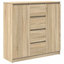 Sideboard With Drawers 100.5X35x98.5 Cm Engineered Wood-795893148