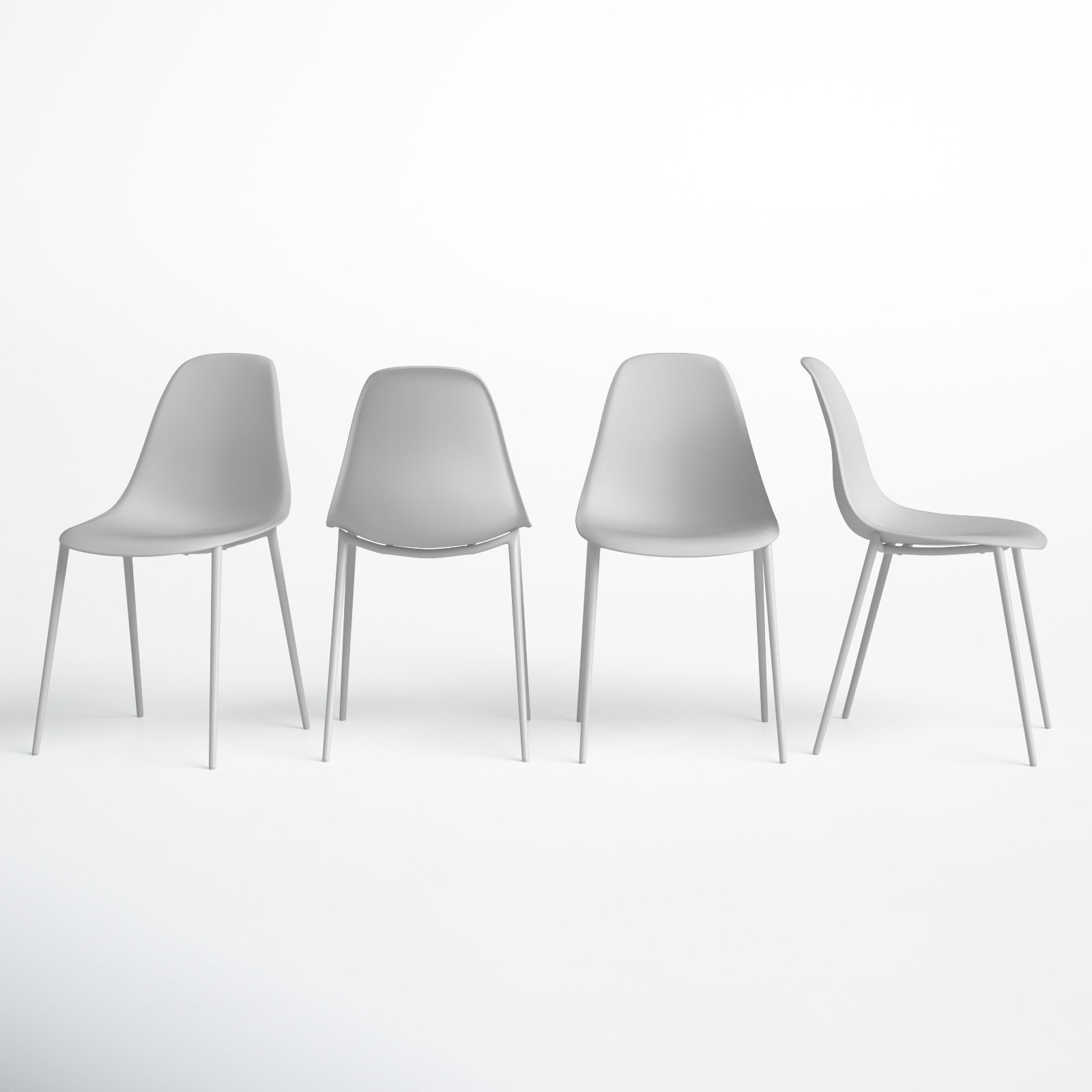 Isla Side Chair, Feather Gray