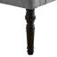 Fabric Tufted Turned Leg  Dining Bench-702316345