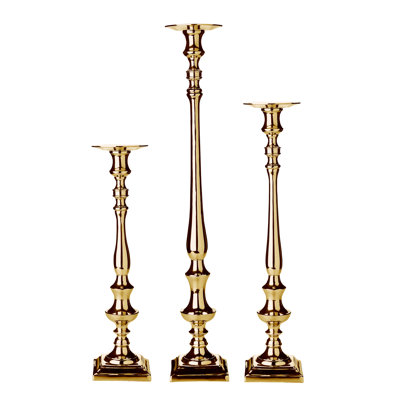 Metal Floor Candlestick