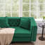Causeuse en velours 61,8 ", mobilier de salon moderne pour appartement, vert-115948932