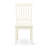 5 Piece Dining Set Includes a Square Solid Wood Table and 4 Linen Fabric Kitchen Room Chairs, Linen White-37651032