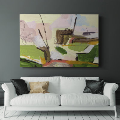 Sunlit Riverbed II -Gallery Wrapped Cavas